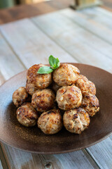 Taro Meatballs