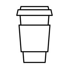 Coffee icon vector. tea illustration sign. hot drink symbol or logo.