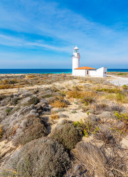 The Polente lighthouse in Bozcaada Island