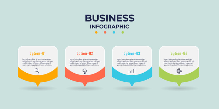 Infographic vector design template