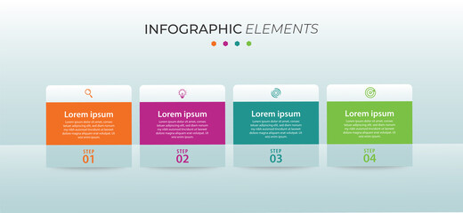 Fototapeta premium Infographic vector design template 