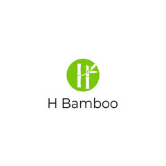 H Bamboo logo lettering