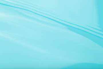 Water tranquil ripple background. Water texture, circles and bubbles on a liquid blue surface. Cosmetic products and flat design concept