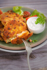 Kartoffellaibchen mit Schnittlauchsauce