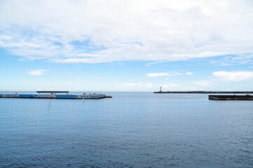 遊歩道から見た熱海港