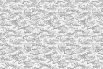 Pale gray pixel camouflage military background. Vector - obrazy, fototapety, plakaty