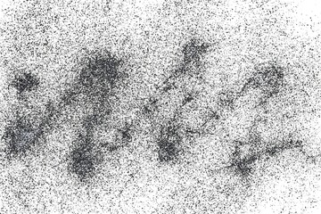  Monochrome particles abstract texture.Overlay illustration over any design to create grungy vintage effect and depth
