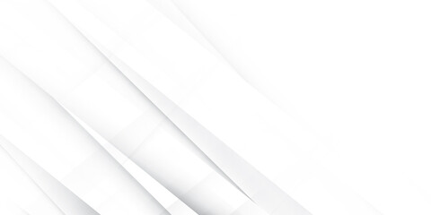 Abstract  white and gray color, modern design background with geometric shape. Vector illustration.