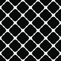 Flower geometric pattern. Seamless vector background. White and black ornament. Ornament for fabric, wallpaper, packaging. Decorative print 