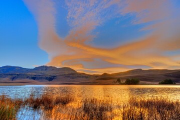 SUNSET AND CLOUD PATTERNS 