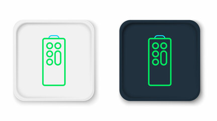 Line Remote control icon isolated on white background. Colorful outline concept. Vector