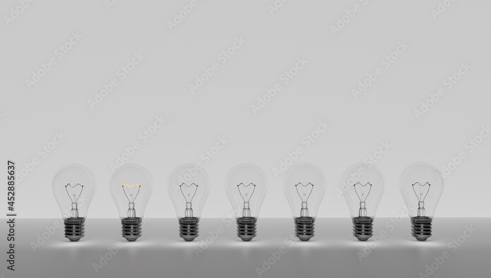 Poster i have an idea and i want to protect it. patenting an idea. eureka, i have an idea. light bulb symbo