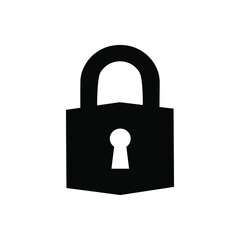 Lock icon vector. Closed illustration sign. padlock padlock.
