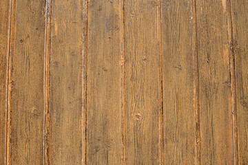 Fototapeta na wymiar brown wood background . cracked and rustic wooden surface