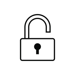 Lock icon vector. Closed illustration sign. padlock padlock.
