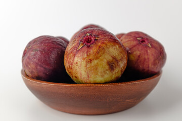 figs on a white background