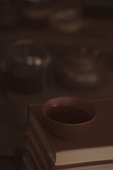 image of black tea cup