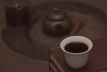 image of black tea cup