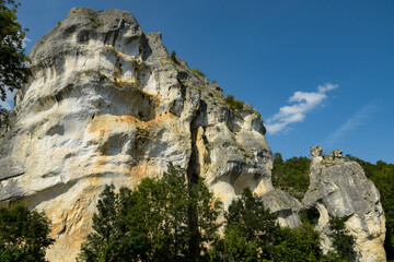 Fototapeta premium the saussois rock in bourgogne