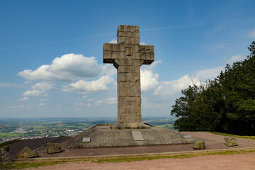 view on the liberation cross on autun