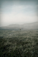 Misty Mountain in Early Morning
