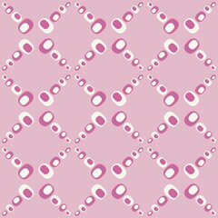 Rounded abstract seamless pattern - accent for any surfaces.