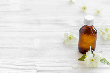 Essential jasmine oil for perfume arome or massage