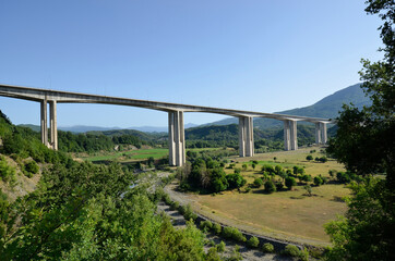 Fototapeta na wymiar Greece, Motorway Bridge