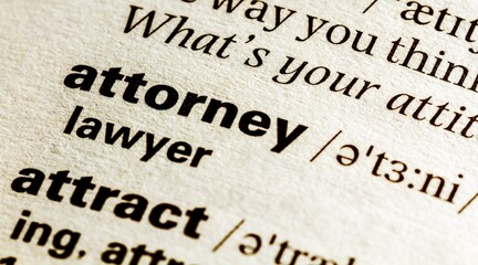 Obraz premium a word and its definition