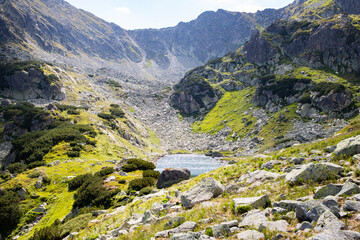 amazing mountain landscape in Retezat national park