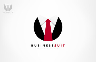 business suit logo clothes vector