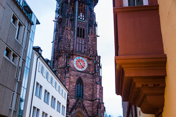ドイツ　フライブルク・イム・ブライスガウのフライブルク大聖堂