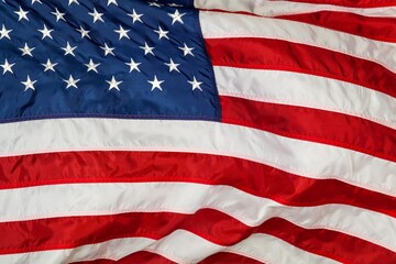 Closeup of the American Flag