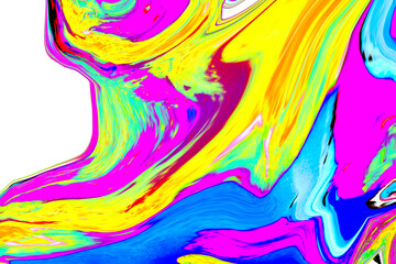 FLOWING COLOUYRS DIGITAL ART EFFECT