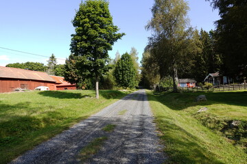 Fototapeta premium Smal gravel road in beatiful nature