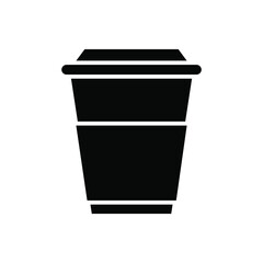 Coffee icon vector. tea illustration sign. hot drink symbol or logo.