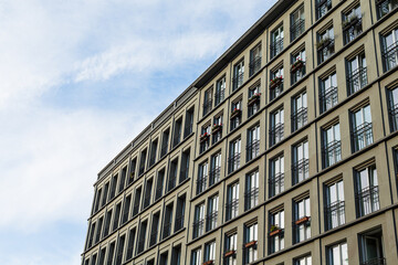 Fototapeta na wymiar ドイツ　ベルリンのミッテ区の街並み