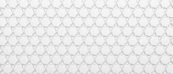 Abstract background from light white hexagons. Swirling planes.
