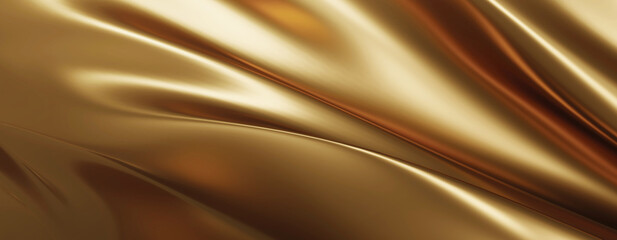 Gold fabric background 3D render