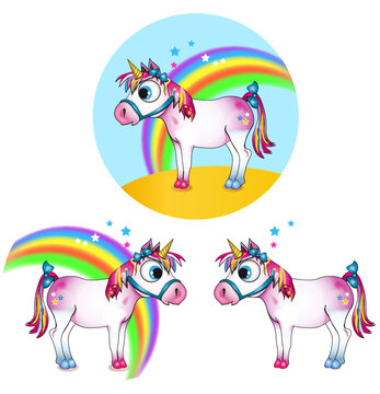 Fototapeta Jednorożec, unicorn, bajka, fantastyczne, fantasy