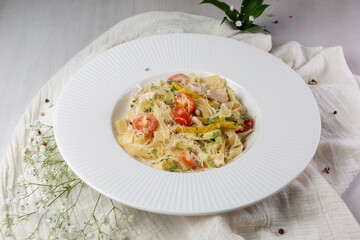 pasta with tomato sauce