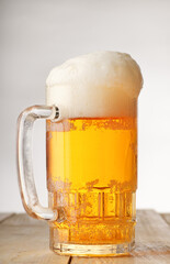 full mug of beer