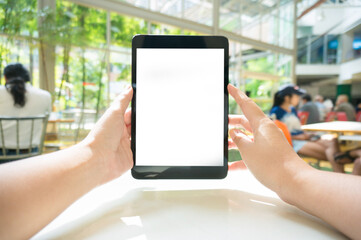 VDO Call Conference Work from home remote work talk chat online on video call on laptop webcam conference working with laptop online event