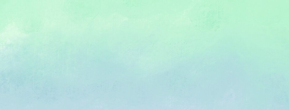 Green and blue watercolor art paint abstract background. Aquamarine colours and brush painting.