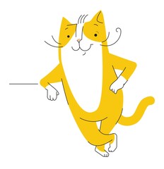  Character respectable  cute cat