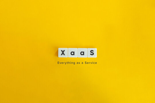 XaaS (Everything as a Service) banner. Minimal aesthetics.