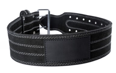 black leather bracelet