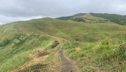 Naklejka premium mountain pass