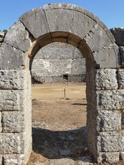 ancinet greek  theater of dodoni in ioannina perfecture  greece