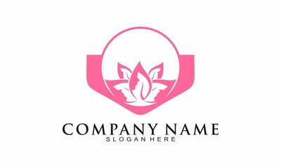 Elegant beauty care logo design